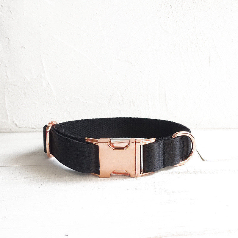 Black & Rose Gold Adjustable Collar