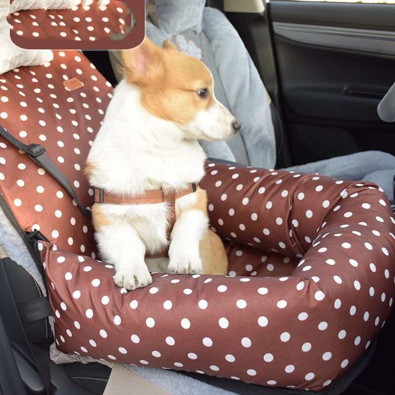 Car Kennel, Cushioned Travel Car Seat