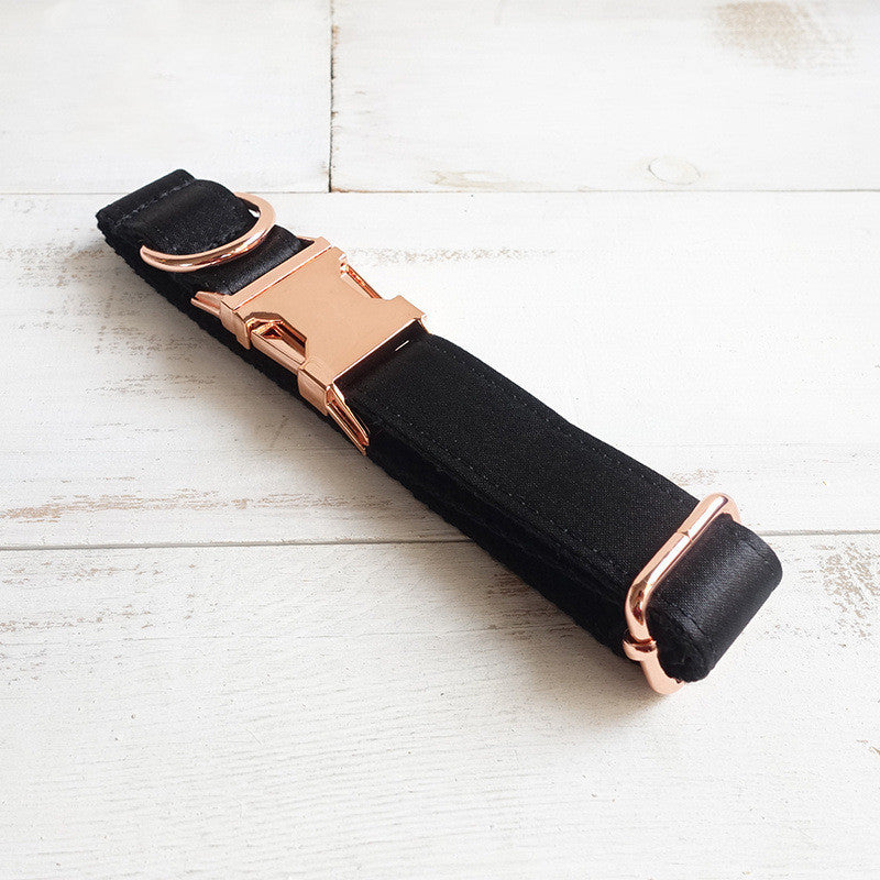 Black & Rose Gold Adjustable Collar