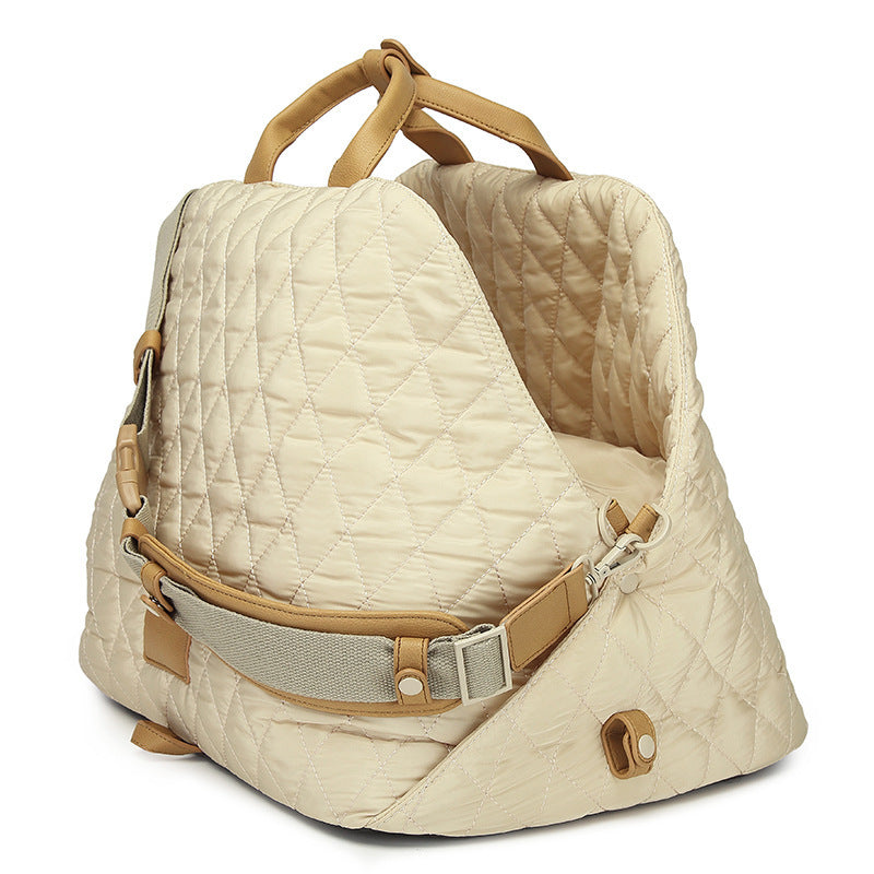 Fashionable Plush Dog Handbag