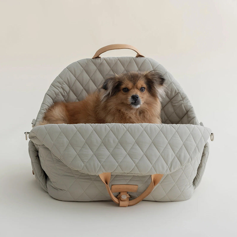 Fashionable Plush Dog Handbag