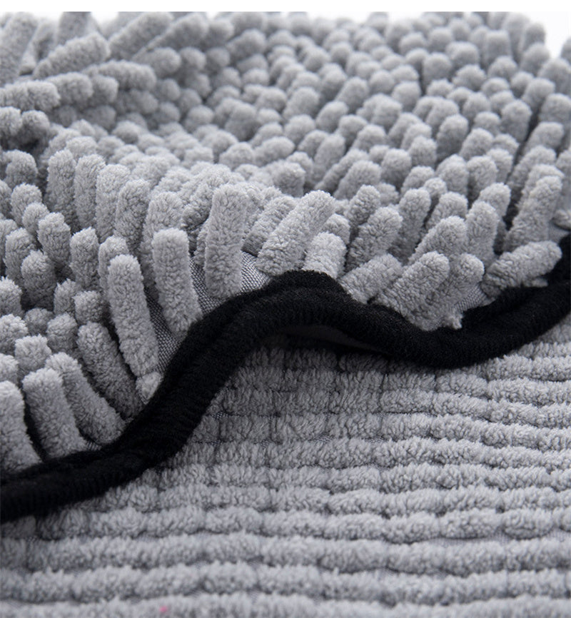 Super Absorbent Dog Bathrobe, Microfiber Bath Towels, Quick-Drying